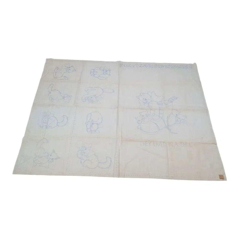 Vintage Kitty Cat Cute Fun Boot Transfer Patterns, MCM Iron On Transfers, 1960s